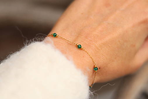 2-dielny set zelený jadeit