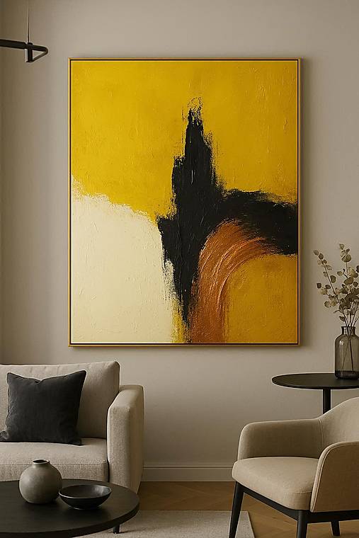 Obrazy - Na objednávku Obraz SÝTOŽLTÝ 23 - 17920969_