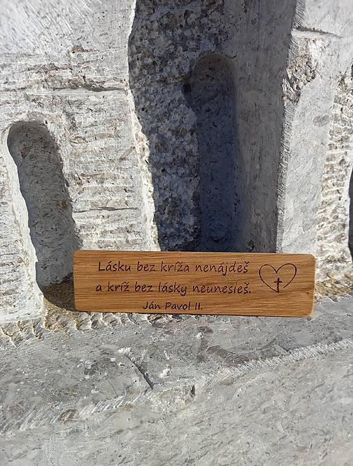 Papiernictvo - Drevená záložka - 17920524_