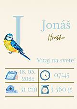 Papiernictvo - DIGITÁLNE Oznámenie o narodení dieťaťa - 17921716_