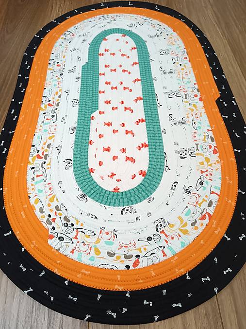 Detský farebný koberec Oh woof! - pre malých milovníkov psíkov