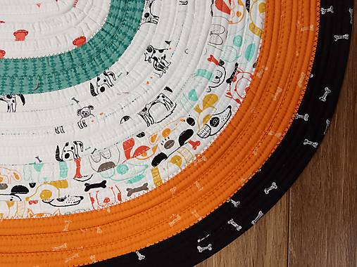 Detský farebný koberec Oh woof! - pre malých milovníkov psíkov