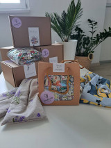 Úžitkový textil - KRK_ZOHREJ - prírodný zahrievací vankúšik s BIO levanduľou na uvoľnenie krčnej chrbtice od bolestí - 17921701_