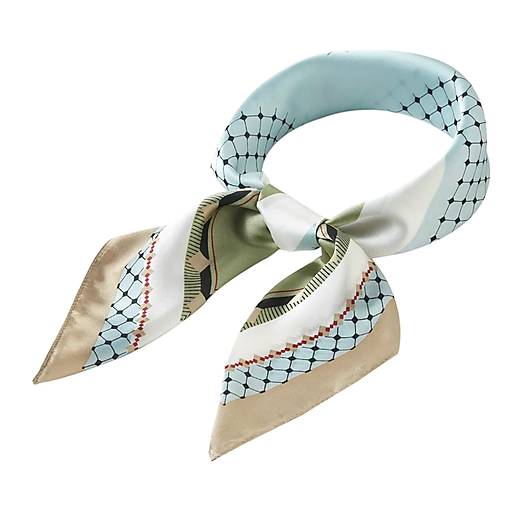 Hodvábna šatka Bleu clair