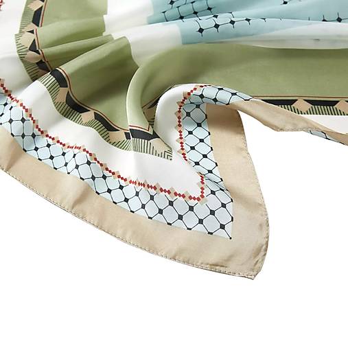 Hodvábna šatka Bleu clair