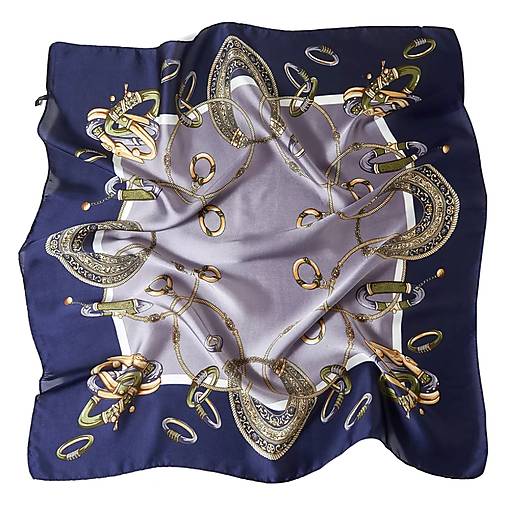 Hodvábna šatka Bleu Marine