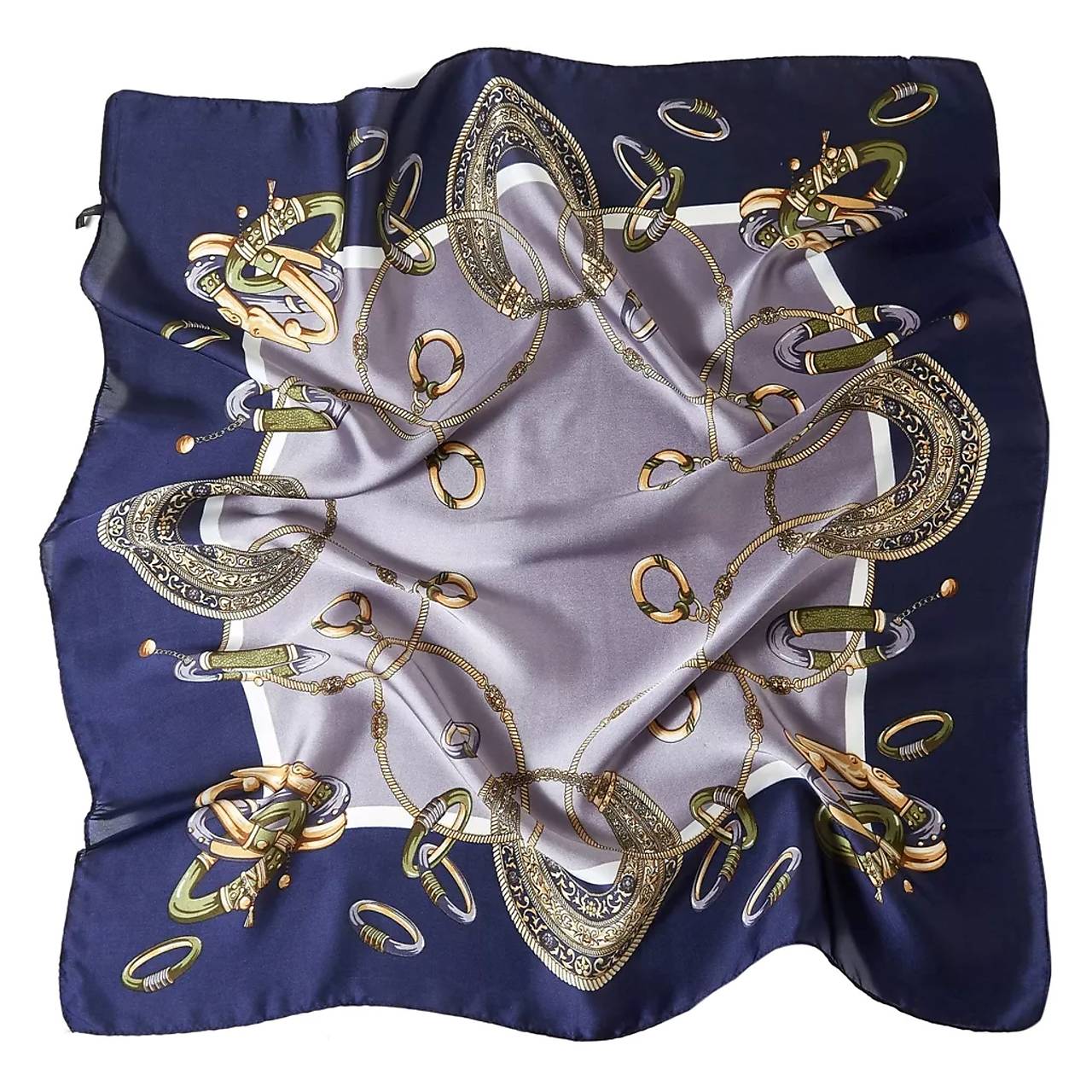 Hodvábna šatka Bleu Marine