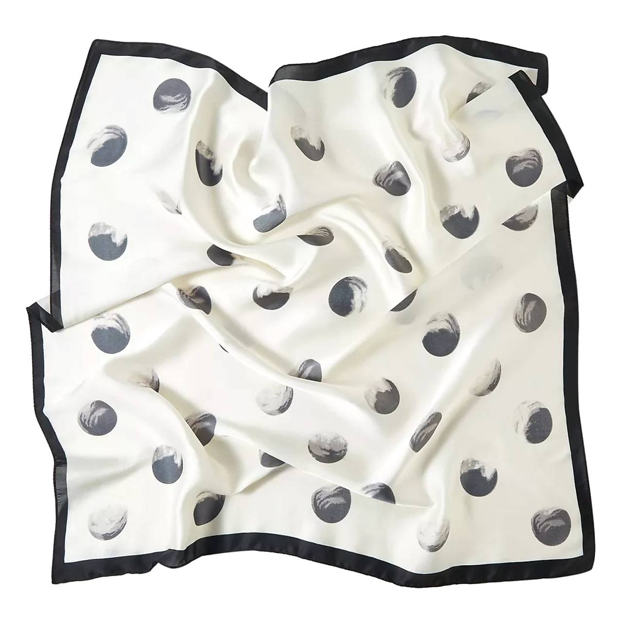 Hodvábna šatka Petal Cléo - Blanc