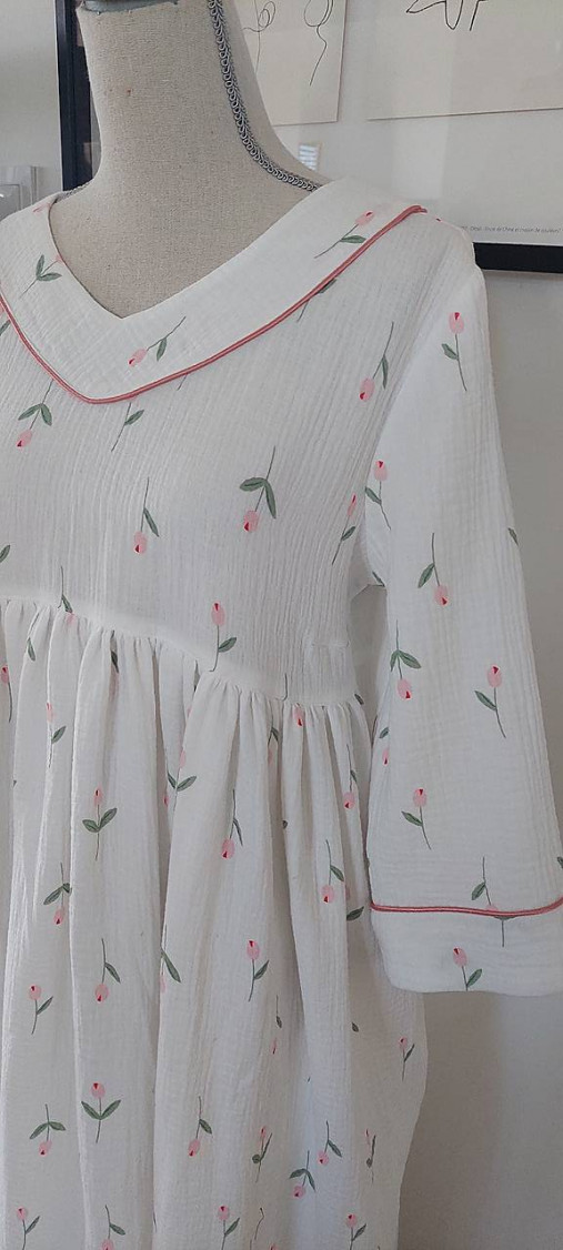 Šaty - Mušelinové šaty Lucille 3 - 17923040_