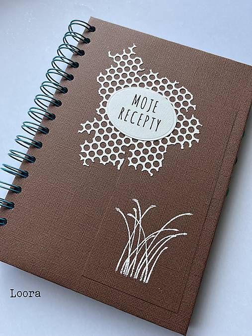 Papiernictvo - Receptár Hnedá/mint A5 - 17924457_