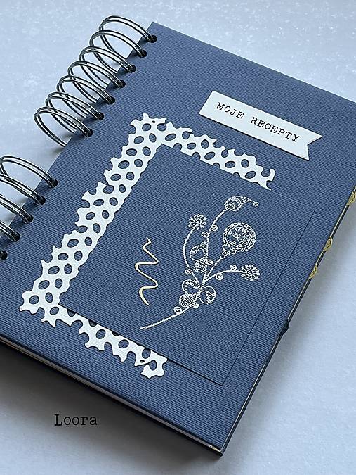 Papiernictvo - Receptár Modrá/žltá A5 - 17925344_