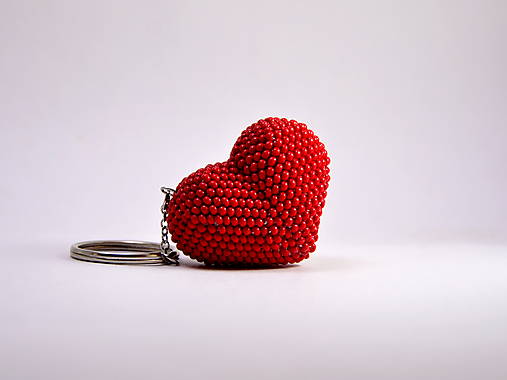 Kľúčenky - Červené srdce - 17924977_