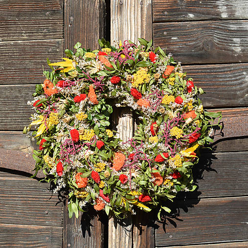 Dekorácie - Sušený venček - 17922743_