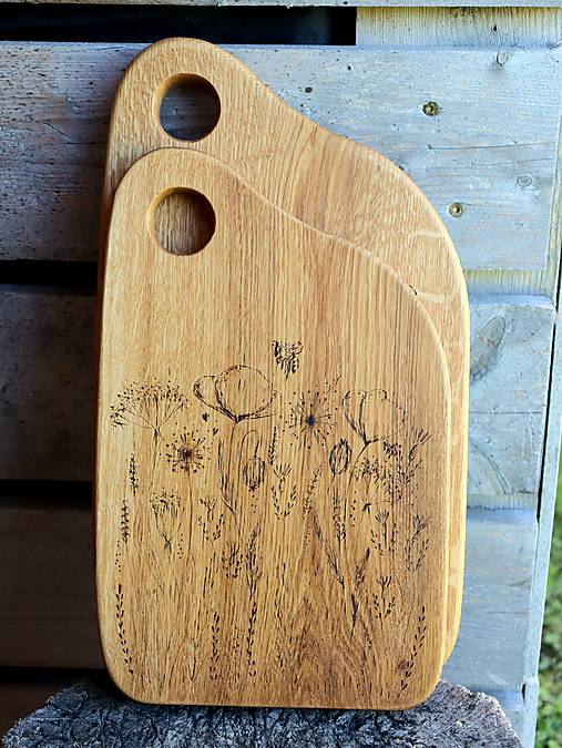 Výpredaj - Dubový lopár "lúka"