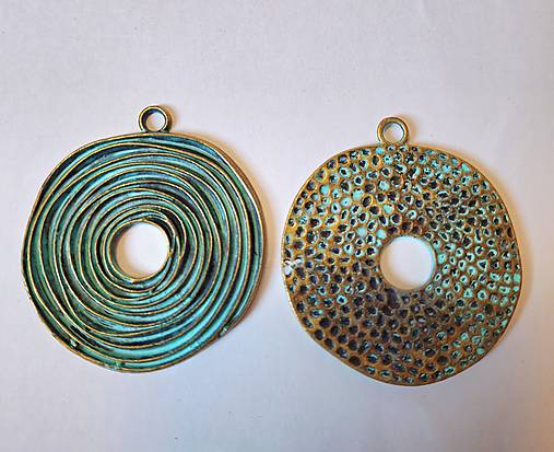 PR106 Prívesok vintage kruh 5 cm