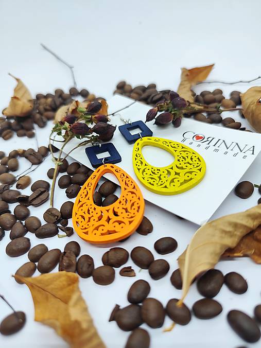 Asymetrické náušnice "PANNY"