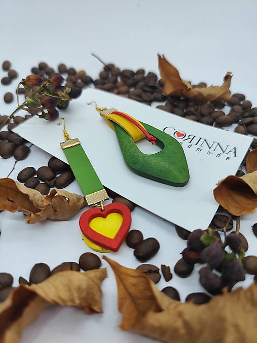 Asymetrické náušnice "ANIKO"