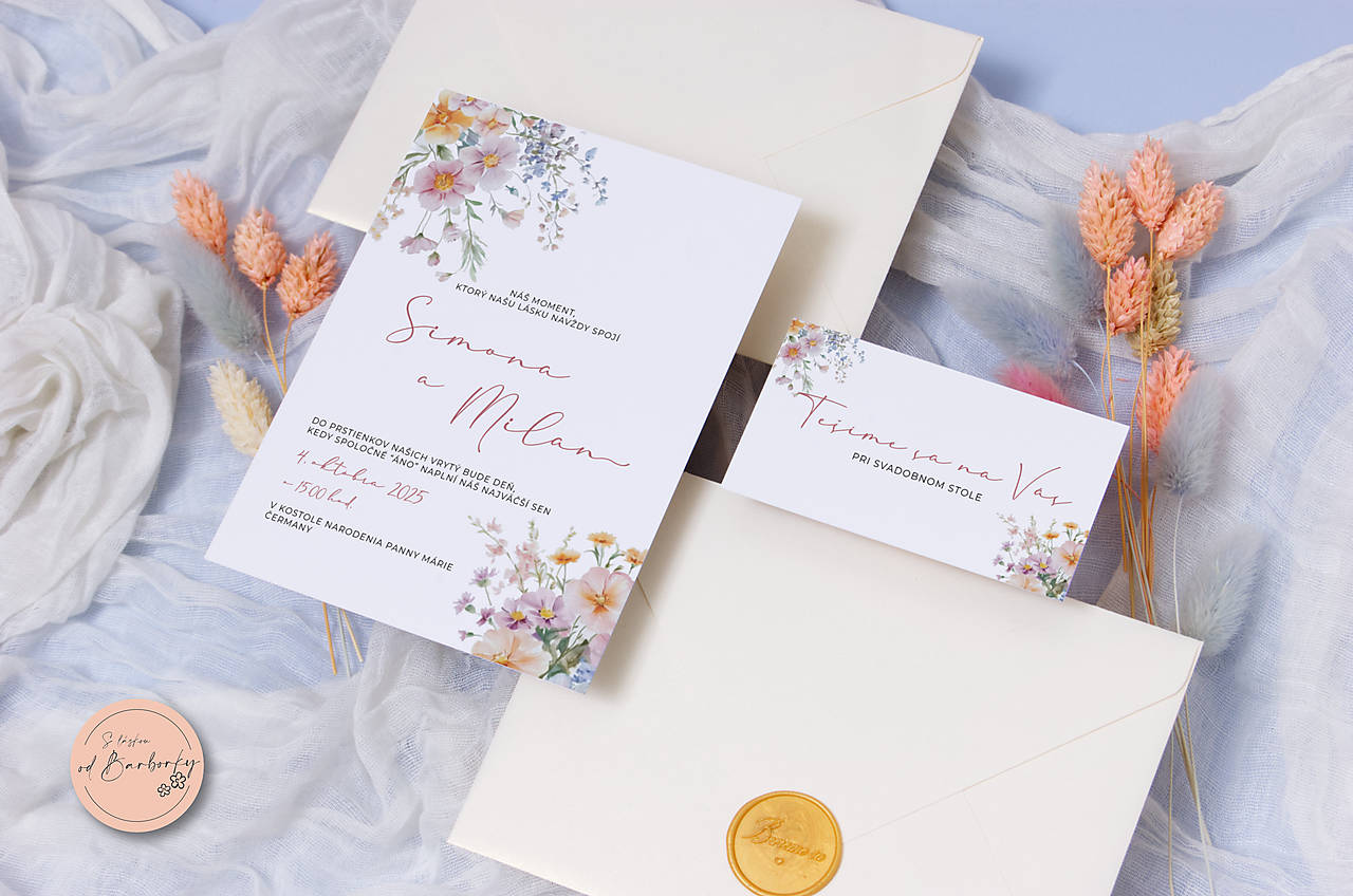 Svadobné oznámenie D#17