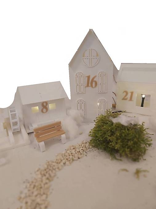 Domčeky na adventné mestečko