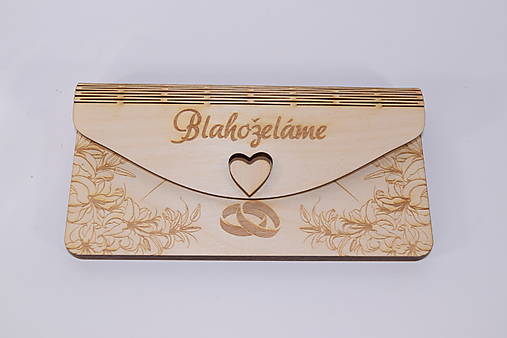 Papiernictvo - DREVENÁ OBÁLKA NA PENIAZE – GRAVÍROVANÁ NA ŽELANIE 2 - 17922487_