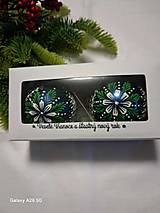 Dekorácie - Vianočné gule sklenené  zdobené horúcim voskom. - 17924304_