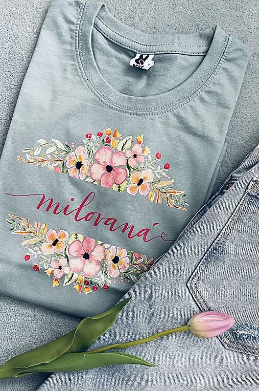 Detské tričko (Milovaná zelená 9-10r)