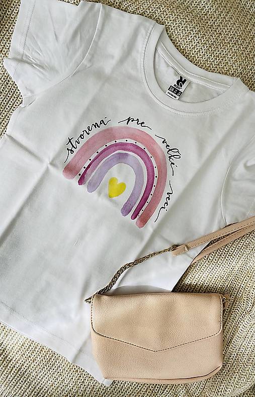 Detské tričko (Stvorená pre veľké veci 11-12r)