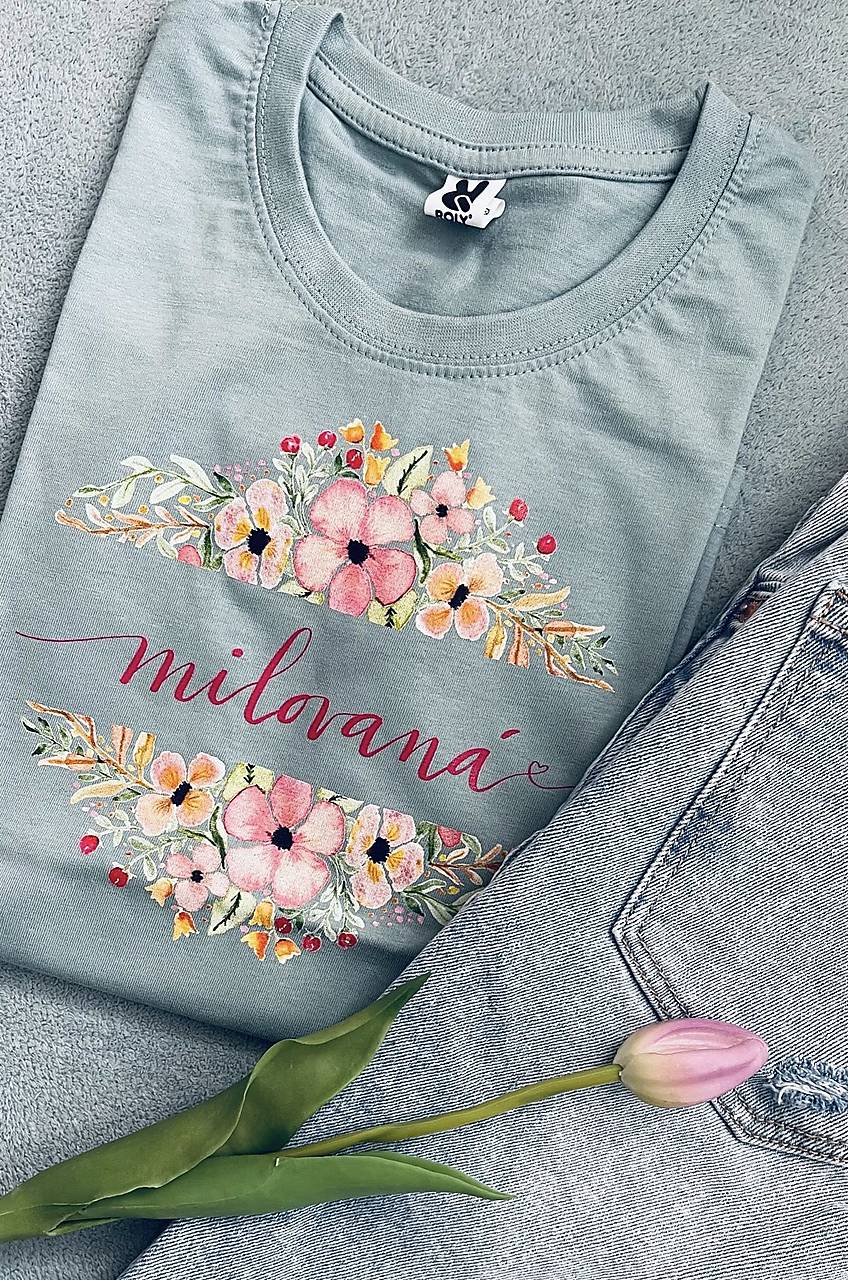 Detské tričko (Milovaná zelená 9-10r)