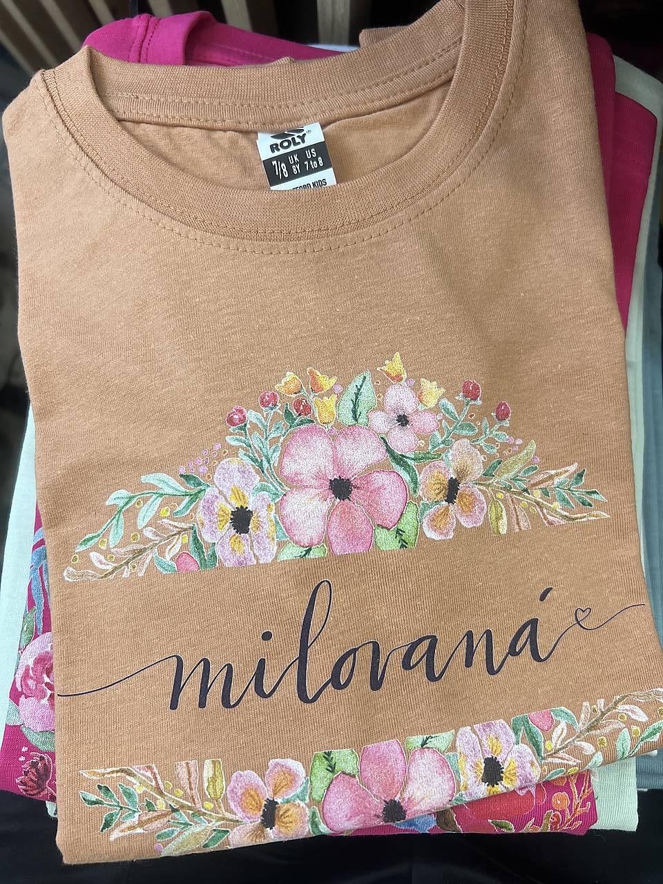 Detské tričko (Milovaná jemná škorica 7-8r)