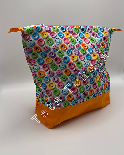 Taštičky - Projektová taška Gombíky - 17922145_