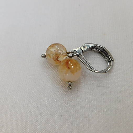 Náušnice - Citrín - 17928730_