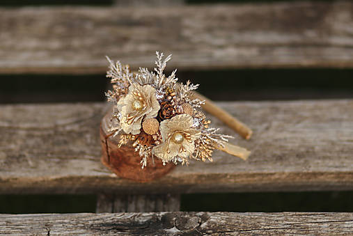 Ozdoby do vlasov - Detská vianočná čelenka  (variant F) - 17926703_