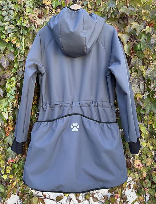 Výcviková bunda baranček- Tmavošedá