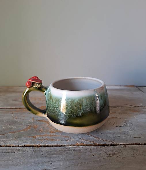 Nádoby - šálka s muchotrávkami - 17929059_