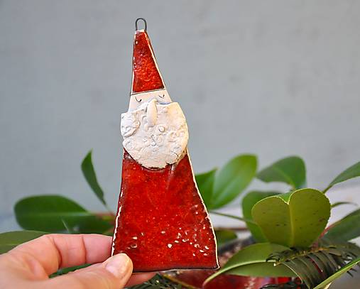 Dekorácie - Mikuláš  na zavesenie L - 17927199_