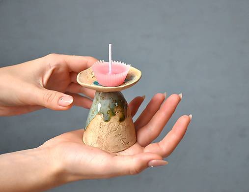 Svietidlá - Svietnik prírodny papraď - 17928011_