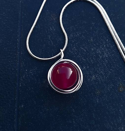 Náhrdelníky - Jadeit chirurgická oceľ - 17927733_