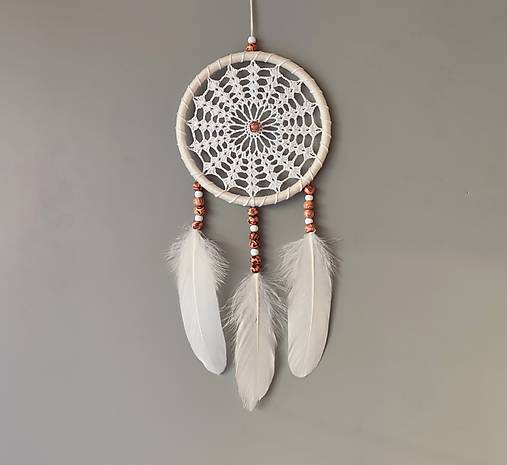 Dekorácie - Lapač snov 15 x 40 cm - 17928480_