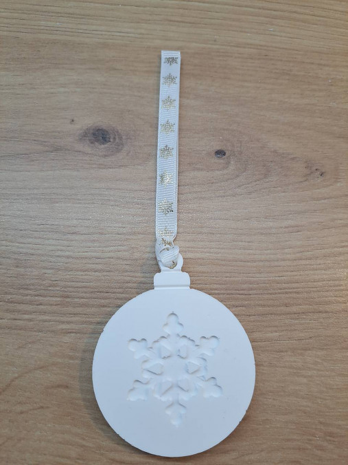 Vianočná sada na stromček snehová vločka