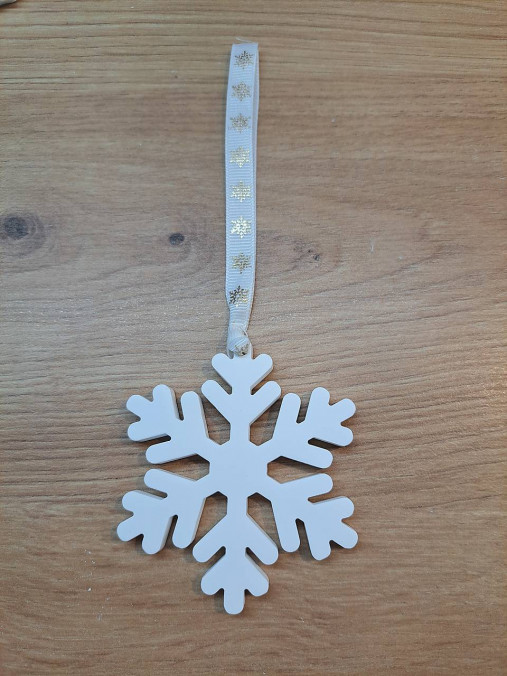 Vianočná sada na stromček snehová vločka