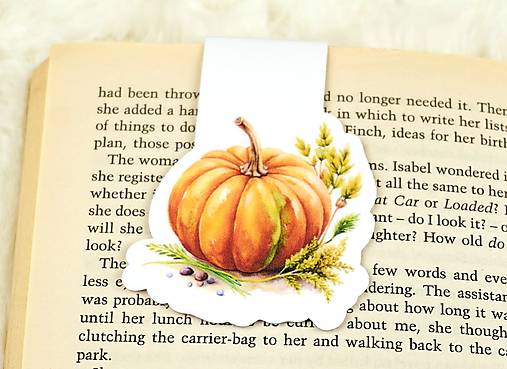 Magnetická záložka Útulná jeseň (Jesenná úroda)