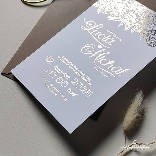 Svadobné oznámenie G20395