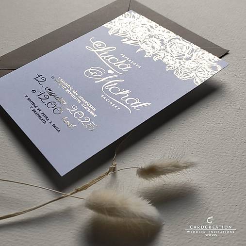 Svadobné oznámenie G20395