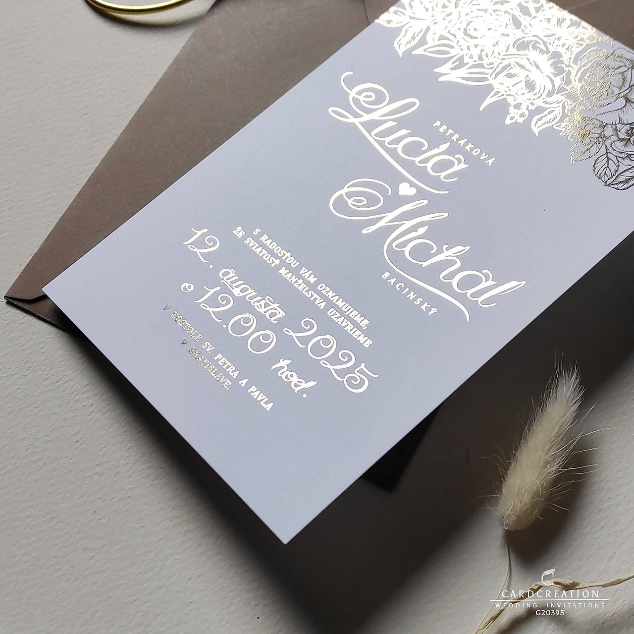 Svadobné oznámenie G20395
