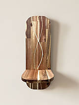 Nábytok - Držiak na kvetináč - akácia - 17927486_