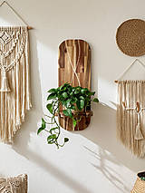 Nábytok - Držiak na kvetináč - akácia - 17927487_