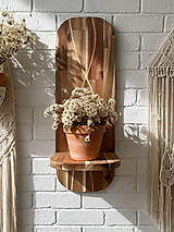 Nábytok - Držiak na kvetináč - akácia - 17927488_