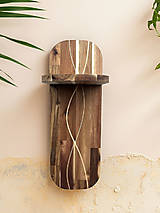 Nábytok - Držiak na kvetináč - akácia - 17927491_