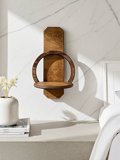 Nábytok - Nástenný držiak na kvetináč - 17927477_