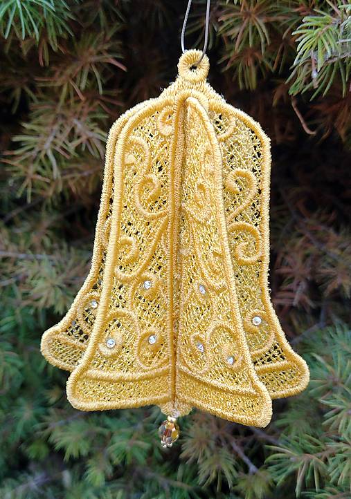 Dekorácie - 3D zvonček - 17928903_